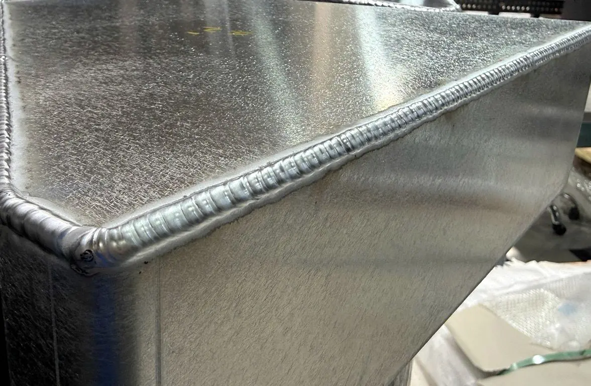 Welded sheet-metal enclosure